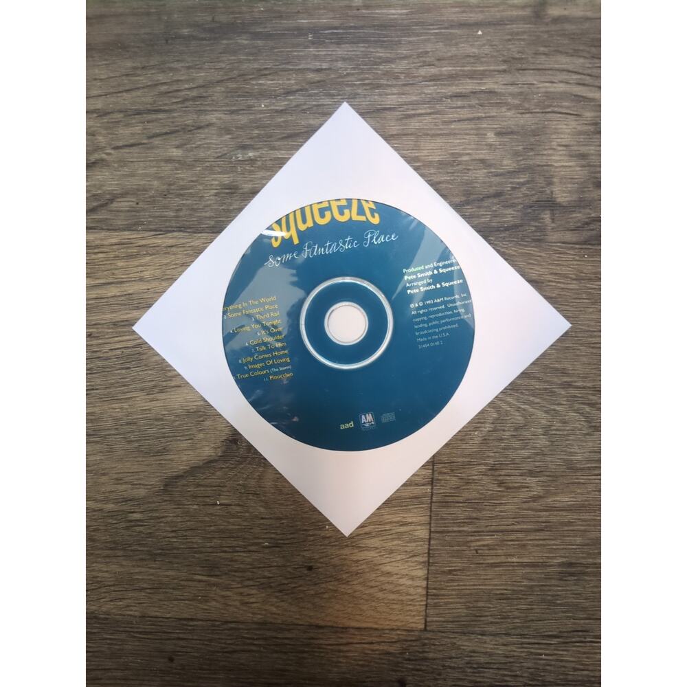 Squeeze Some Fantastic Place 1993 Disc Only